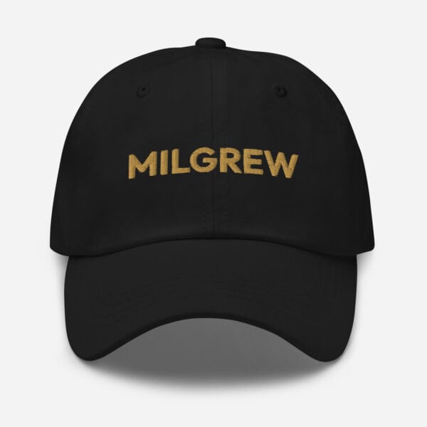 milgrew signature dad hat black