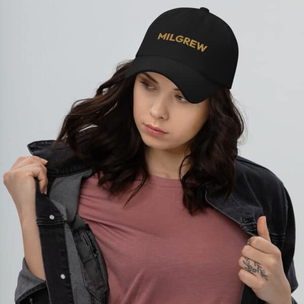 milgrew signature dad hat black