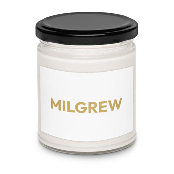 milgrew signature scented soy candle