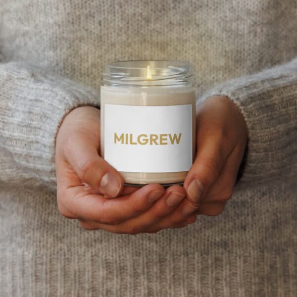 milgrew signature scented soy candle