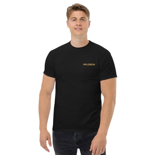 milgrew signature men's classic tee black
